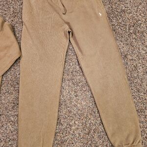 2023 Men Polo Ralph Lauren Vintage Wash Double Knit Fleece Sweatpants Large